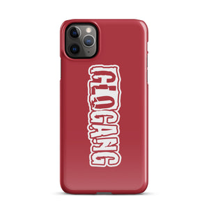 Glo Font iPhone case Red