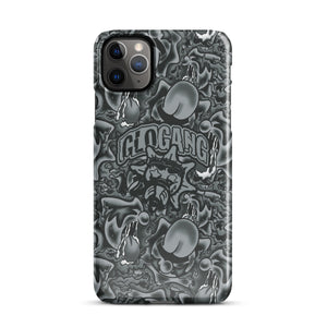 Sol Tongue Greyscale iPhone case