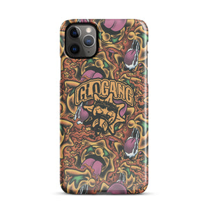 Sol Tongue Orange iPhone case