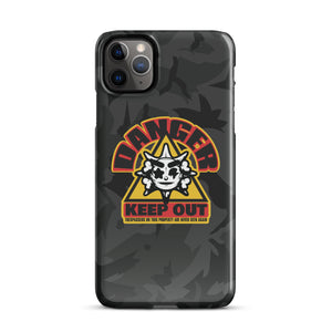 Keep Out iPhone case black