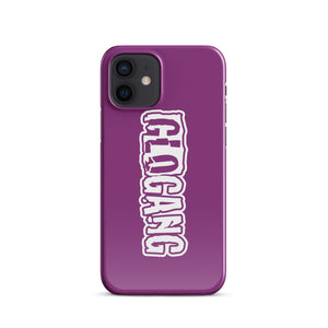 Glo Font iPhone case Purple