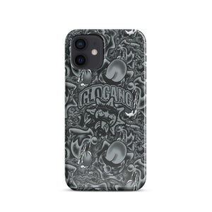 Sol Tongue Greyscale iPhone case