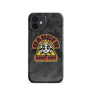 Keep Out iPhone case black