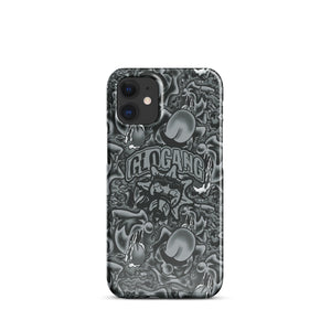 Sol Tongue Greyscale iPhone case