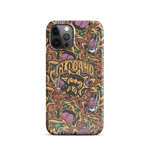 Sol Tongue Orange iPhone case