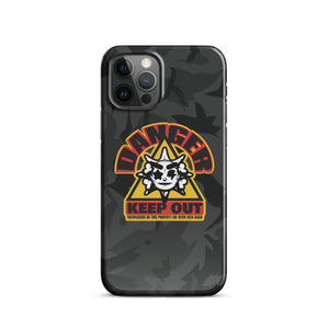 Keep Out iPhone case black