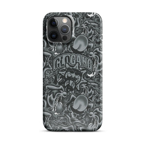 Sol Tongue Greyscale iPhone case