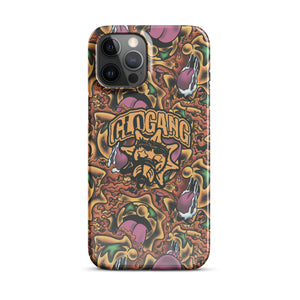 Sol Tongue Orange iPhone case