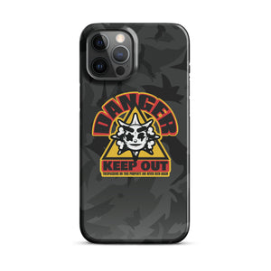 Keep Out iPhone case black