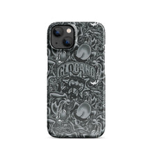 Load image into Gallery viewer, Sol Tongue Greyscale iPhone case