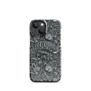 Sol Tongue Greyscale iPhone case