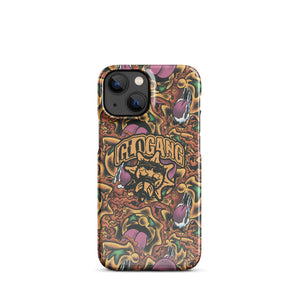 Sol Tongue Orange iPhone case