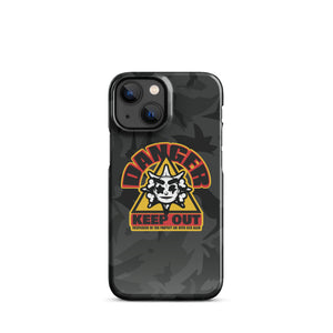 Keep Out iPhone case black