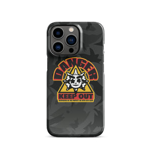 Keep Out iPhone case black