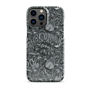 Sol Tongue Greyscale iPhone case