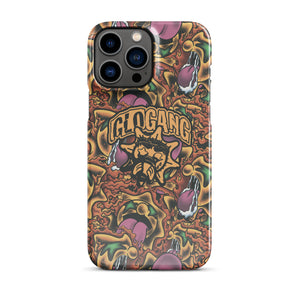 Sol Tongue Orange iPhone case