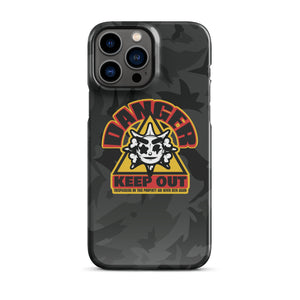 Keep Out iPhone case black