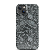 Load image into Gallery viewer, Sol Tongue Greyscale iPhone case