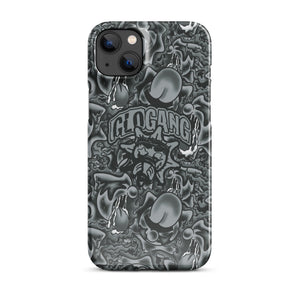 Sol Tongue Greyscale iPhone case