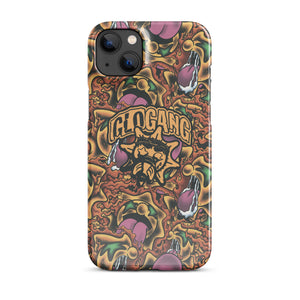 Sol Tongue Orange iPhone case