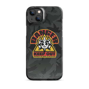 Keep Out iPhone case black