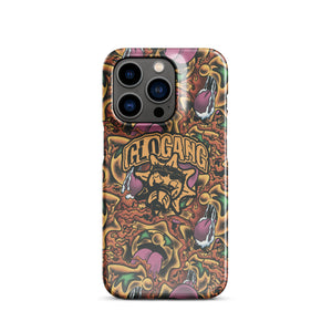 Sol Tongue Orange iPhone case