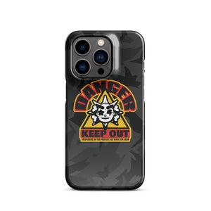 Keep Out iPhone case black