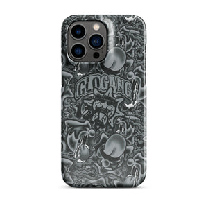 Sol Tongue Greyscale iPhone case