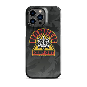 Keep Out iPhone case black