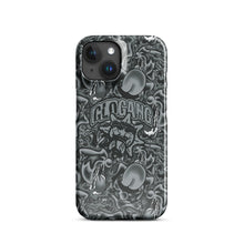 Load image into Gallery viewer, Sol Tongue Greyscale iPhone case