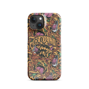 Sol Tongue Orange iPhone case