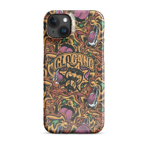 Sol Tongue Orange iPhone case