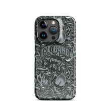 Load image into Gallery viewer, Sol Tongue Greyscale iPhone case