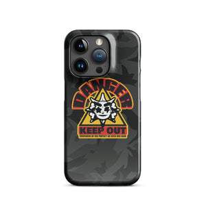 Keep Out iPhone case black