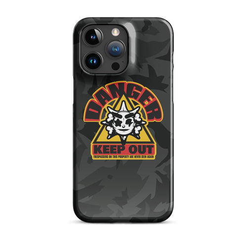 Keep Out iPhone case black