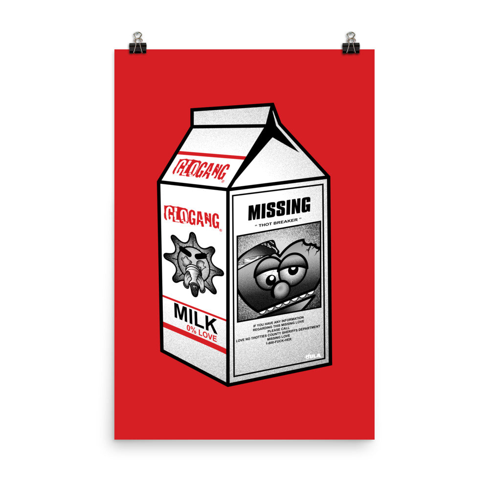 Missing Love Poster – MulaGloShop, image size:1000x1000