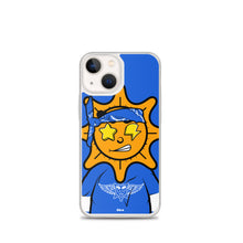 Load image into Gallery viewer, Blue Bandana glo iPhone Case