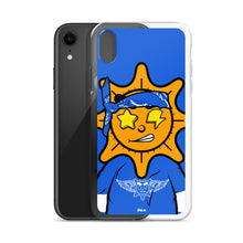 Load image into Gallery viewer, Blue Bandana glo iPhone Case