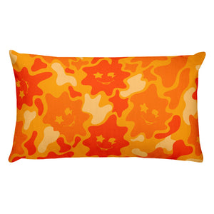 Glo Gang Orange Camo Premium Pillow