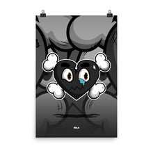 Load image into Gallery viewer, Heartbreak Poster (black)